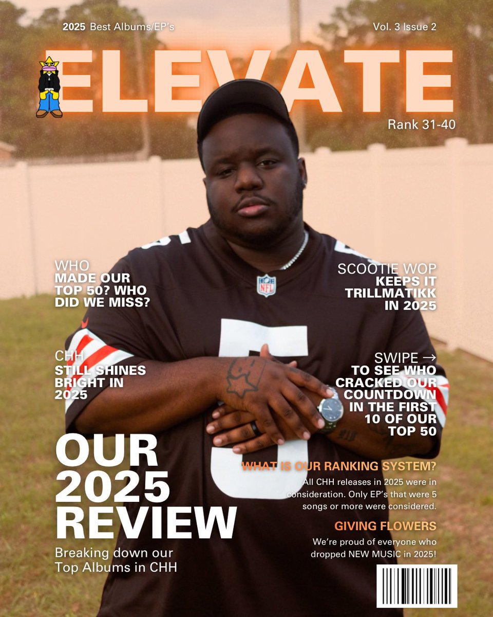 ElevateLife916's tweet photo. What’s up everybody! It’s that time again…  As we close out 2025, we can’t help but reflect on ALL of the great music we got this year! We gathered our intel and we ranked our Top 50 Albums/EP’s of 2025!!! 

We countdown from 50 down starting with 31-40! 🔥⤵️ https://t.co/WgVsgeZLtP