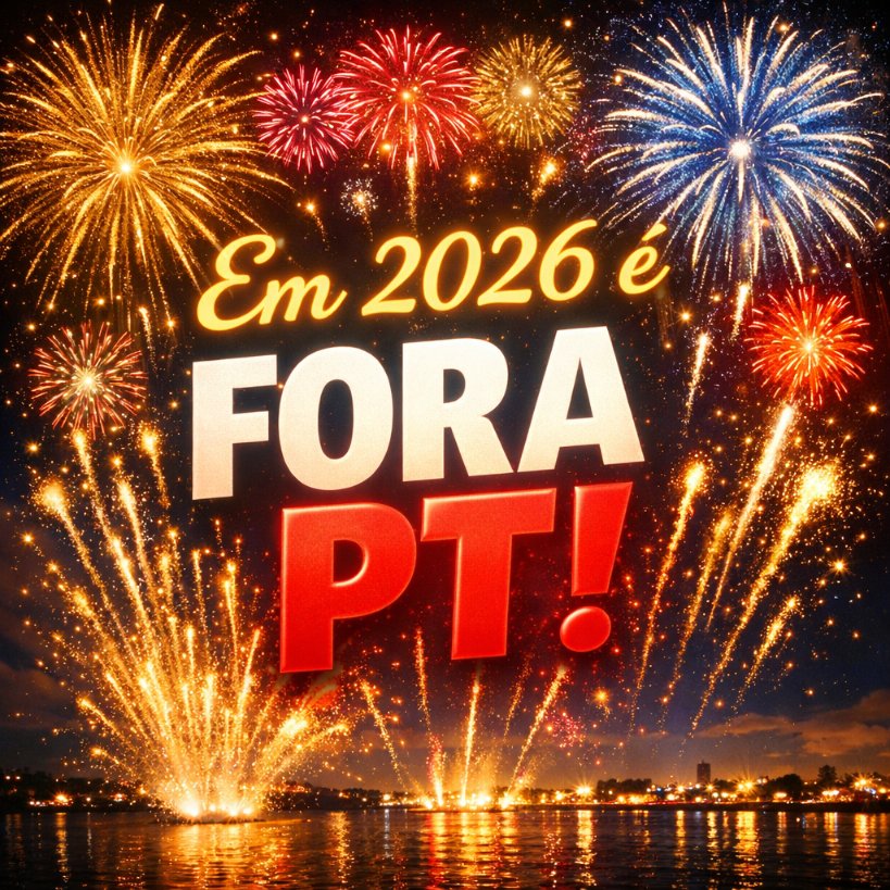 Que em 2026 possamos
NOS LIVRAR DO PT!

Eu ouvi um AMÉM?