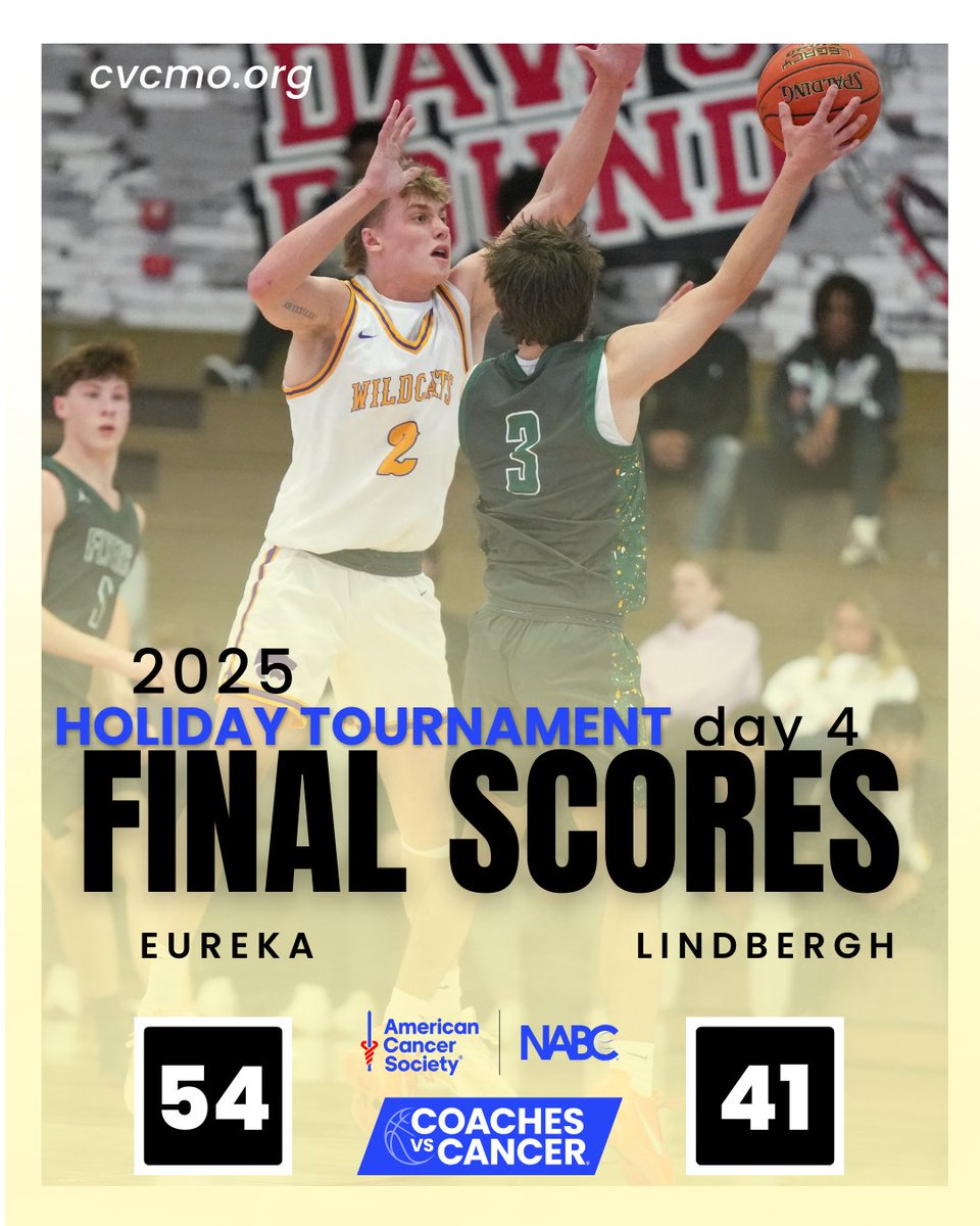 CVCMO_LB's tweet photo. ๐ FINAL โ Game 27
@EurekaBoysHoops earns a 54โ41 win over @LHSFlyersHoops to finish third at the 2025 #CVCHolidayTournament.๐ Thank you to both teams!
๐ธ Lou Countryman | @WestNewsmag
#CVCMissouri #BiggerThanBasketball https://t.co/7COk1rUFrR