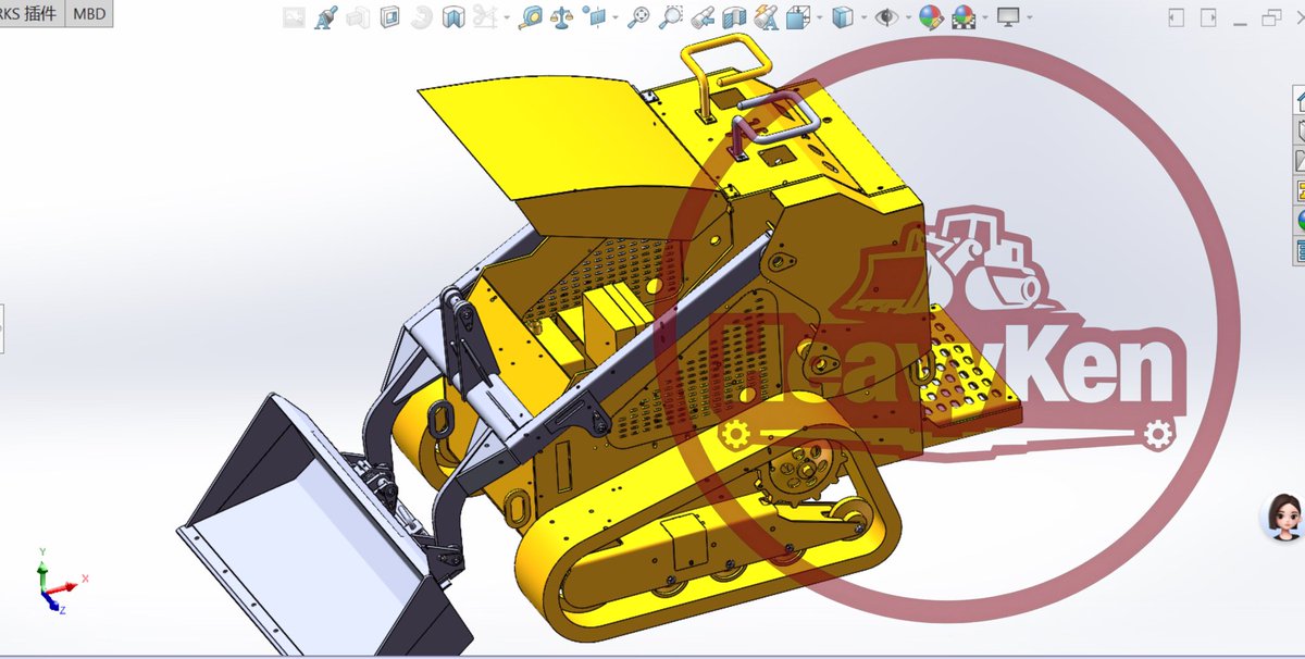 HeavyKenMachine's tweet image. Redesigning the future of the mini skid steer. 🔧
✅ Frame &amp;amp; Body: Testing advanced composites and high-strength steel for lighter weight + longer durability.
#MiniSkidSteer #Engineering #HeavyEquipment #Innovation #Manufacturing #SkidSteerLoader #EquipmentDesign