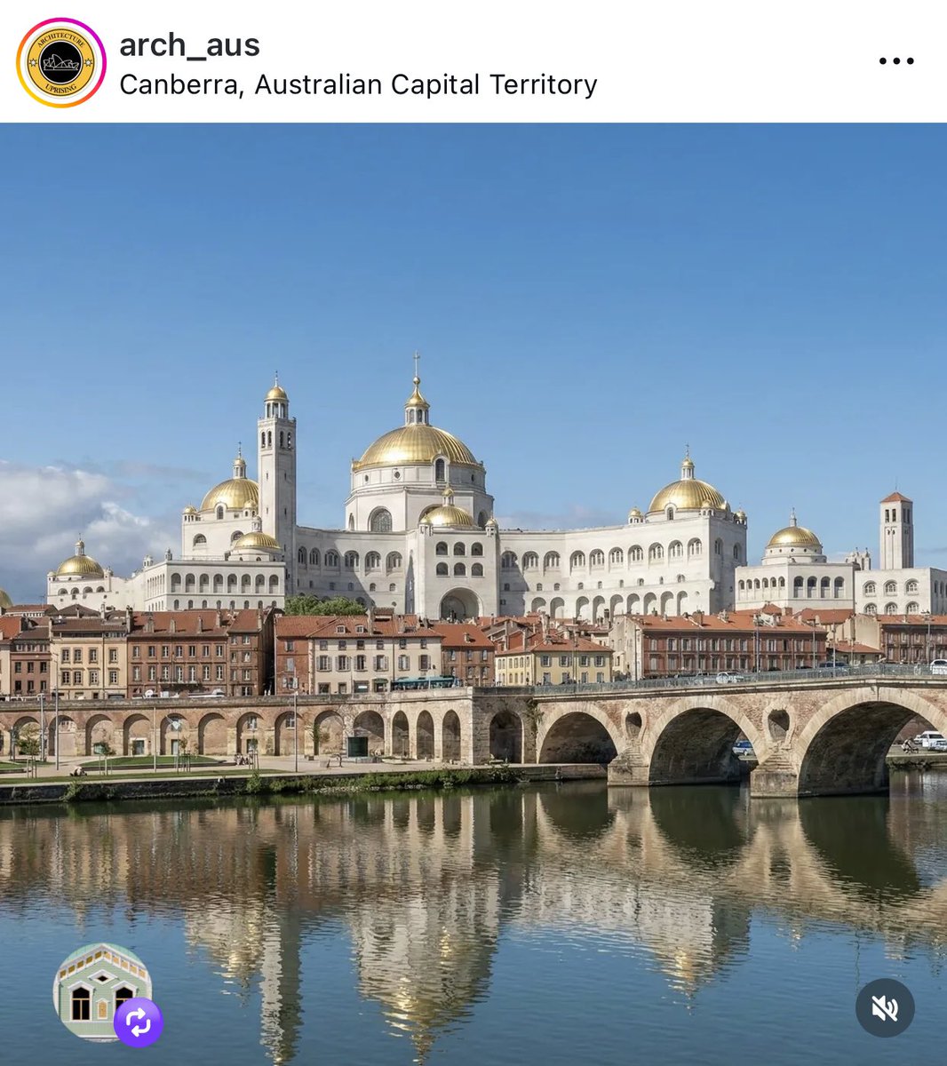 wrathofgnon's tweet photo. Architectural Uprising Australia shares visualizations of a 1911 plan for the city of Canberra by Ernest Gimson (1864-1919). Obviously they went with something different in the end. It wouldn't be difficult to build this somewhere else in Australia or abroad (New Zealand, Orania, South Africa, California, Texas, Oklahoma etc.). All plans and designs survive in archives. You can read more about the plan and its background here in this blog post by @cusackandrew https://t.co/t9Se3zkIXx