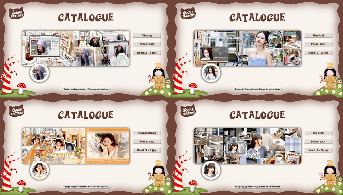 soorafactory's tweet image. Help rt / repost ? Tysm 𓂃ෆ #zonauang

Hloo selamat siang ☺️ sebelum ganti tahun aku mau ngenalin beberapa katalog classy &amp;amp; moodboard ku (⸝⸝ ◜~◝ ⸝⸝) . . . Kalo ada kesamaan dengan ba lain bole bgt dm!  Have a nice day 🤍