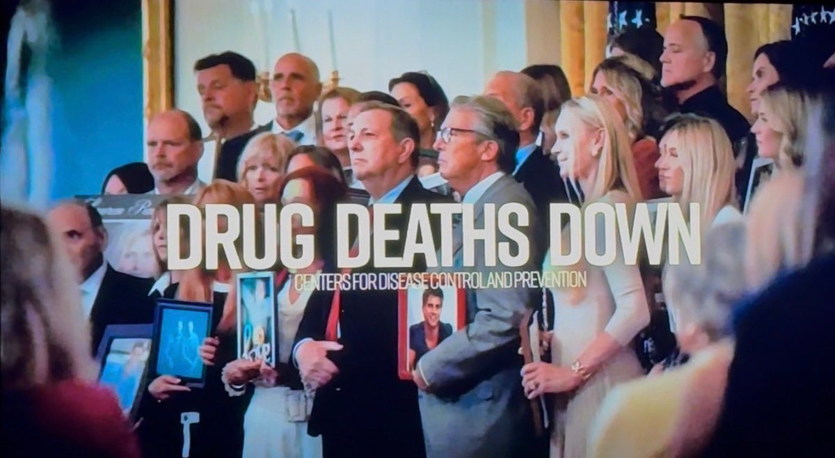 GregorySwan11's tweet photo. In ‘22, we launched &amp; fentanyl wasn’t part of the national conversation.

Tonight, the White House says drug deaths are down.

Bereaved parents helped make that happen. Lives were saved.

Zero deaths in 2026.

https://t.co/Lq7fC2h67D | https://t.co/z7vTCIpxnm

#DrugDeathsDown https://t.co/K3IlpqvCp5