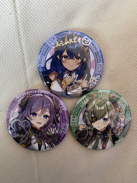 オンゲキ　美亜　缶バッジ　サイン入り オンゲキ 美亜 缶バッジ サイン入り オンゲキ 美亜 缶バッジ サイン