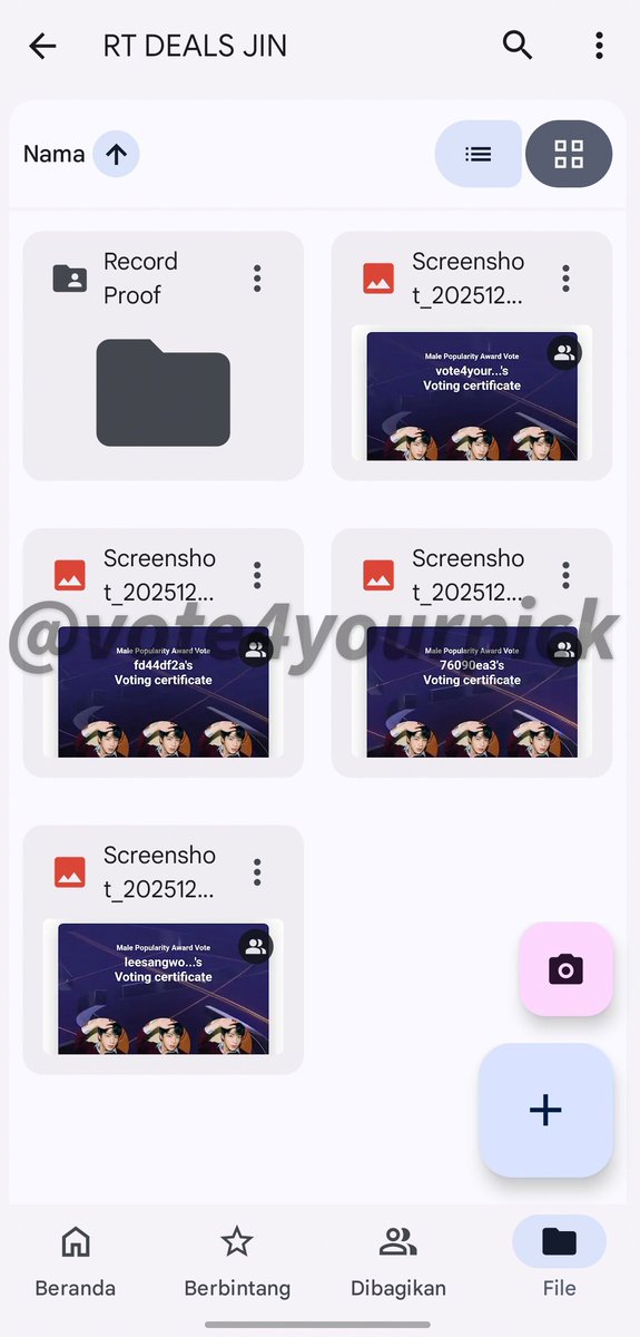 Vote4YourPick's tweet photo. RT DEALS for JIN at PRIZM 40th GDA

A total of 24 votes have been successfully contributed for #JIN

Thank you so much to everyone who was willing to participate and help through this RT deal. We truly appreciate your trust and support 🤍

#Vote4yourpickproof https://t.co/dPM8C1kyLy