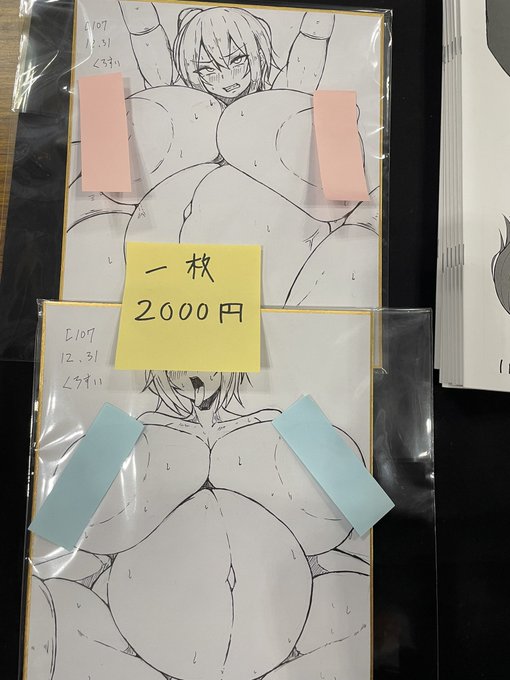 色紙売れました!
この2枚で終わりです! 