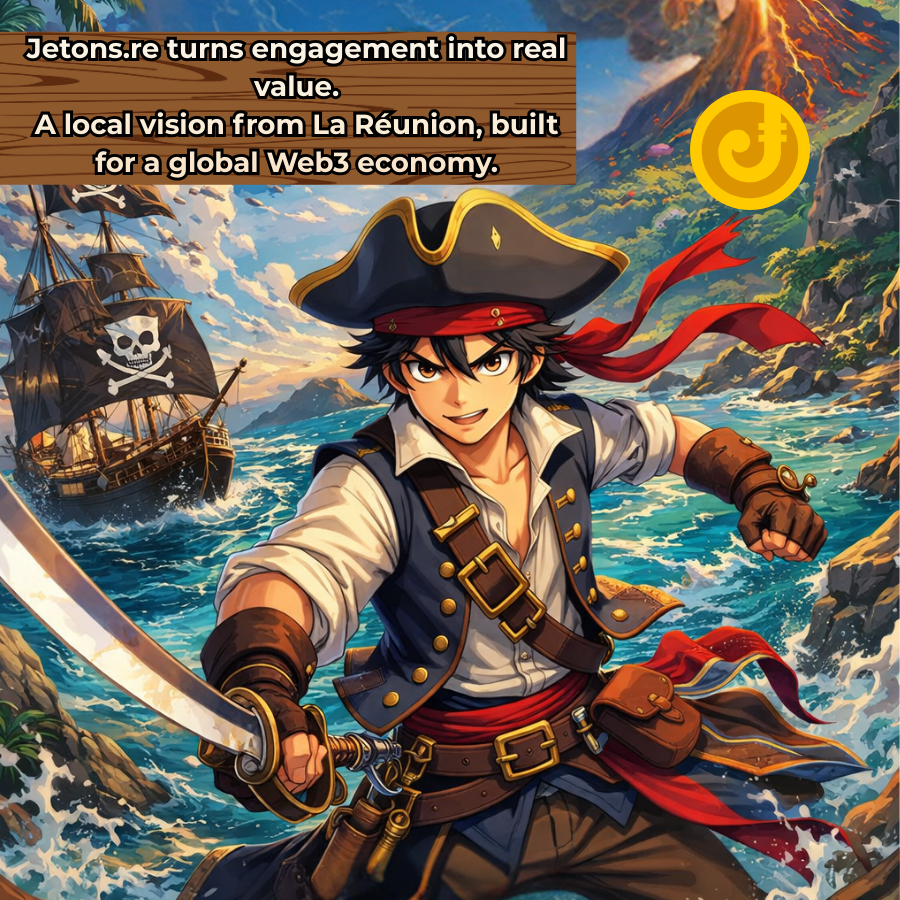Jetons_re's tweet photo. 🏴‍☠️ - Pre-sales are now open at $0.10.
Early supporters get in first.

https://t.co/TpZVV58j4Q turns engagement into real value.
A local vision, built for a global Web3 economy.

This is the beginning.

#Presale 💰 Connect your wallet
#SocialFi #CryptoLaunch #EarlyAccess #JTN https://t.co/795fUWUuhV