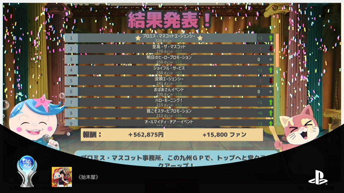 yamaibachi's tweet photo. プロミス・マスコット・エージェンシー
《始末屋》(PLATINUM)
#PlayStationTrophy #PS5Share https://t.co/OL3uUPyLmY