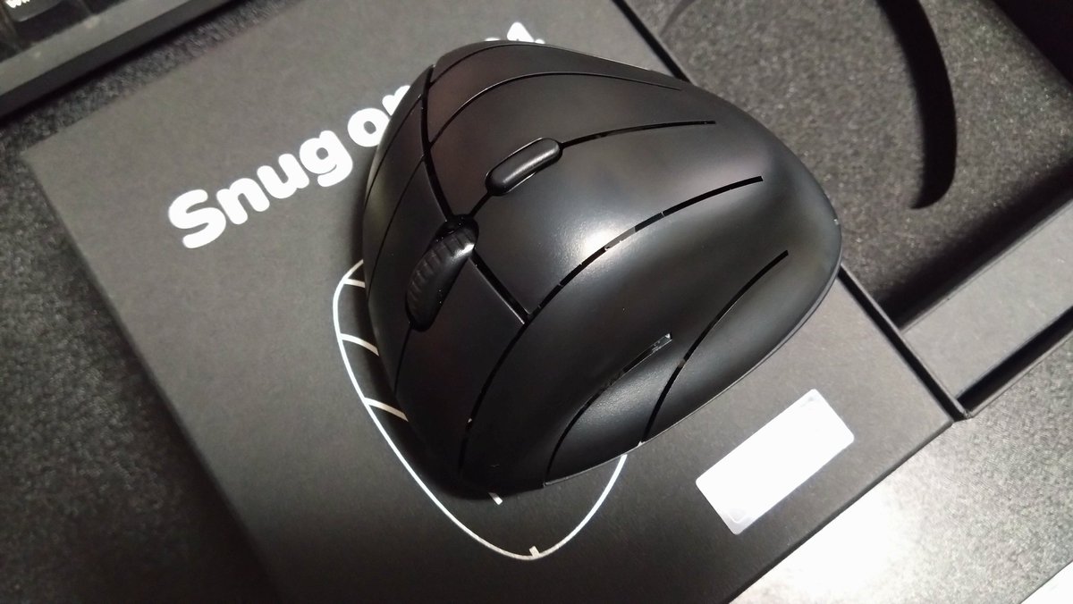 【美品】Snugon MO1 ブラック 多ボタンマウス Snugon MO1