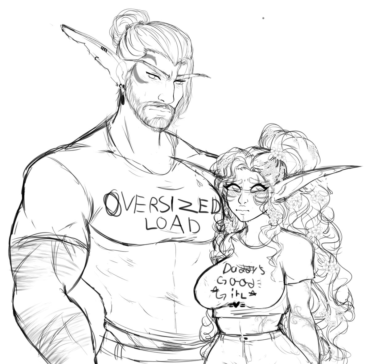 Some sketches of rehyna, Val and Doma first one is a Rehyna-nightmare concept doodle. She looks neat.