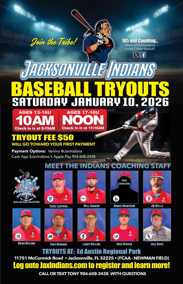 Jacksonville Indians tweet media