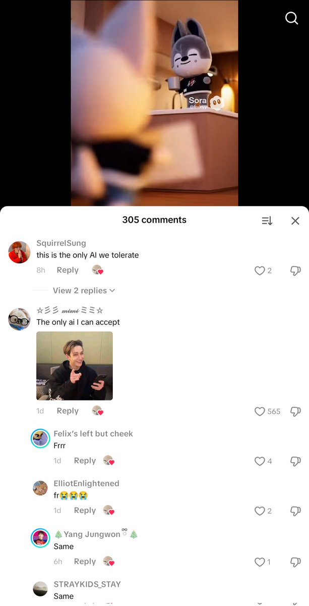 riwuey's tweet photo. Why are tiktok stays so annoying bruh it's still ai slop https://t.co/1tNkWPZ5Ov