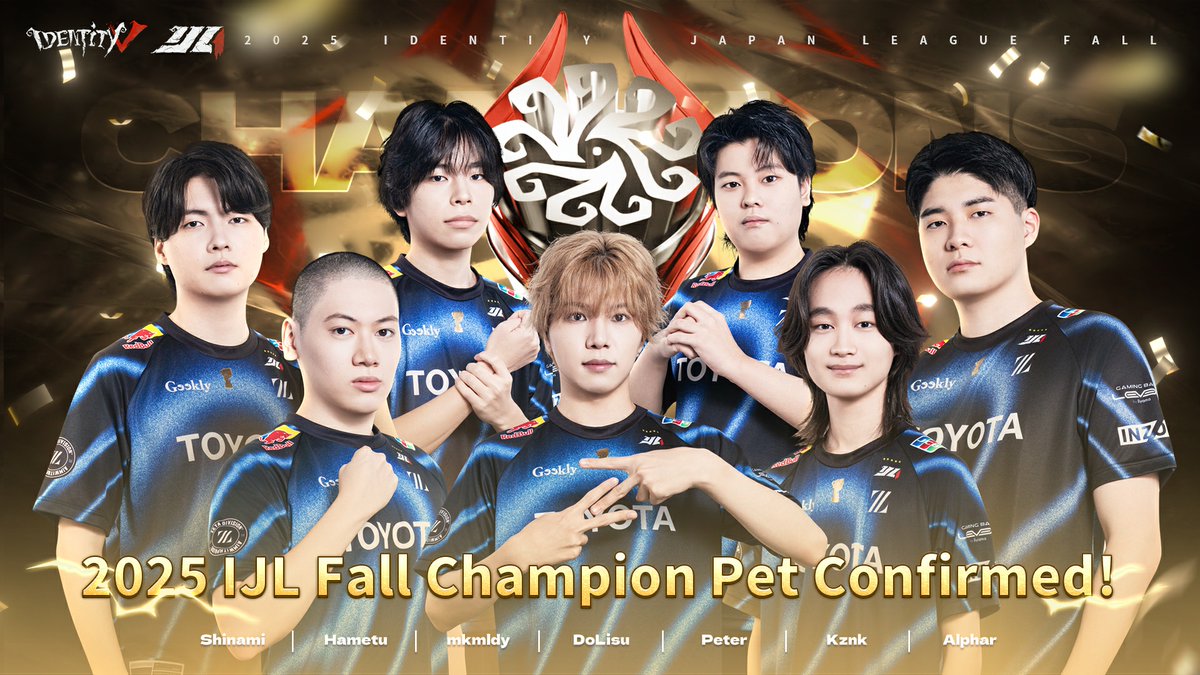 Dear Visitors, The champion of the 2025 IJL Fall has been