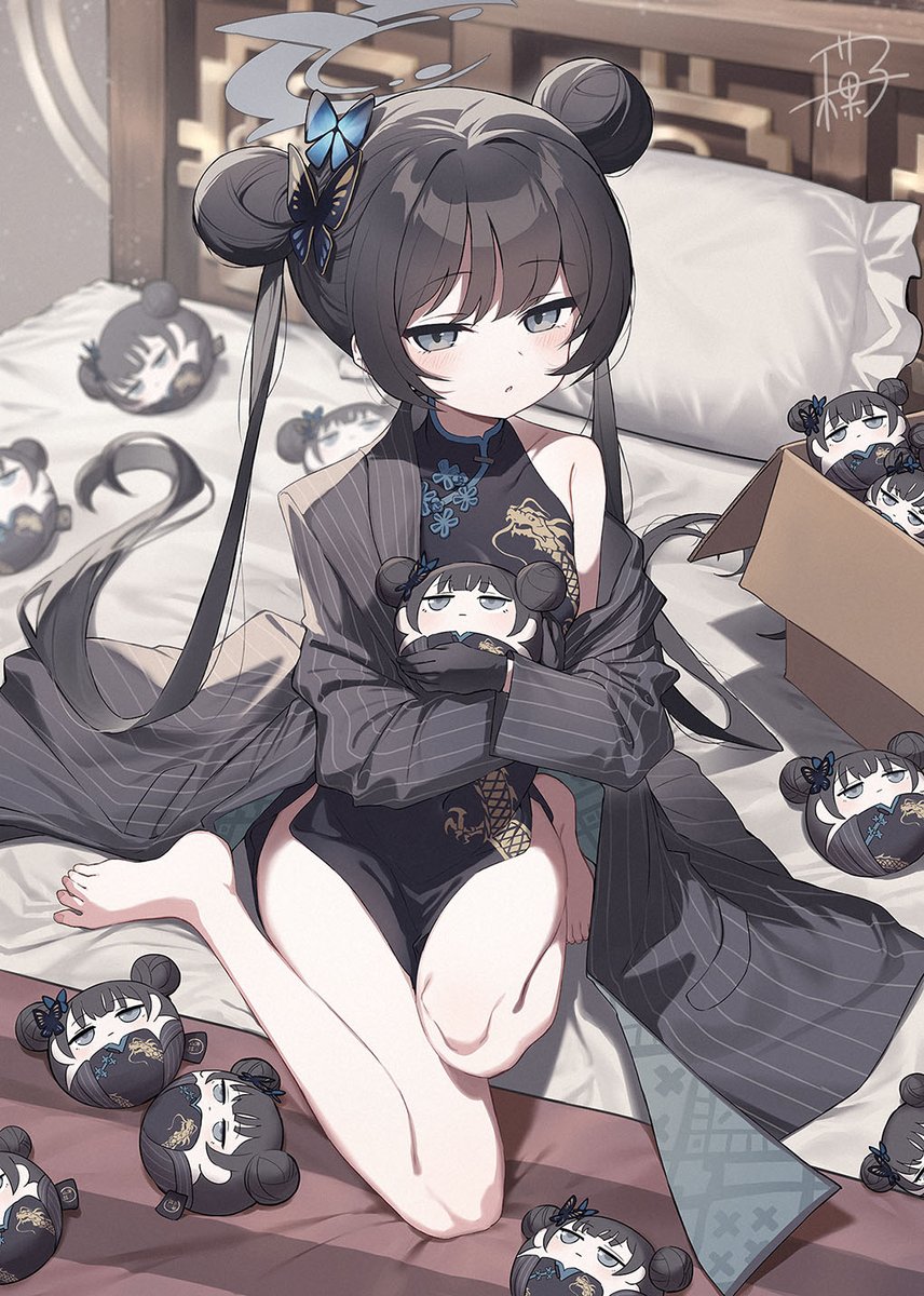 竜華キサキ(ブルアカ) 「仕事絵多め! #2025年自分が選ぶ今年の4枚」|和菓子のイラスト