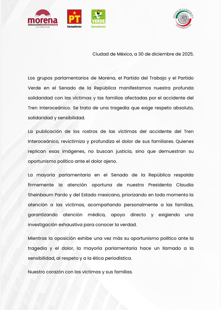 Senadores Morena tweet media