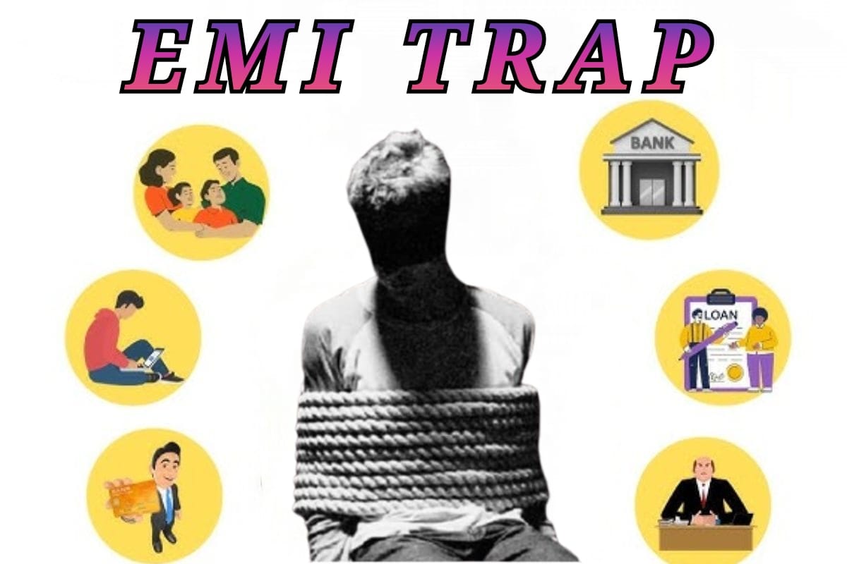 pal_sidhanta's tweet image. EMI life trap in India 🇮🇳

Salary comes → EMIs go first.
Phone EMI, bike EMI, home EMI.

Example:
₹40,000 salary
₹25,000 EMIs

You work all month,
money works for the bank.

Lifestyle looks rich.
Reality stays poor.

#EMILife #MiddleClassTrap #FinancialReality #India