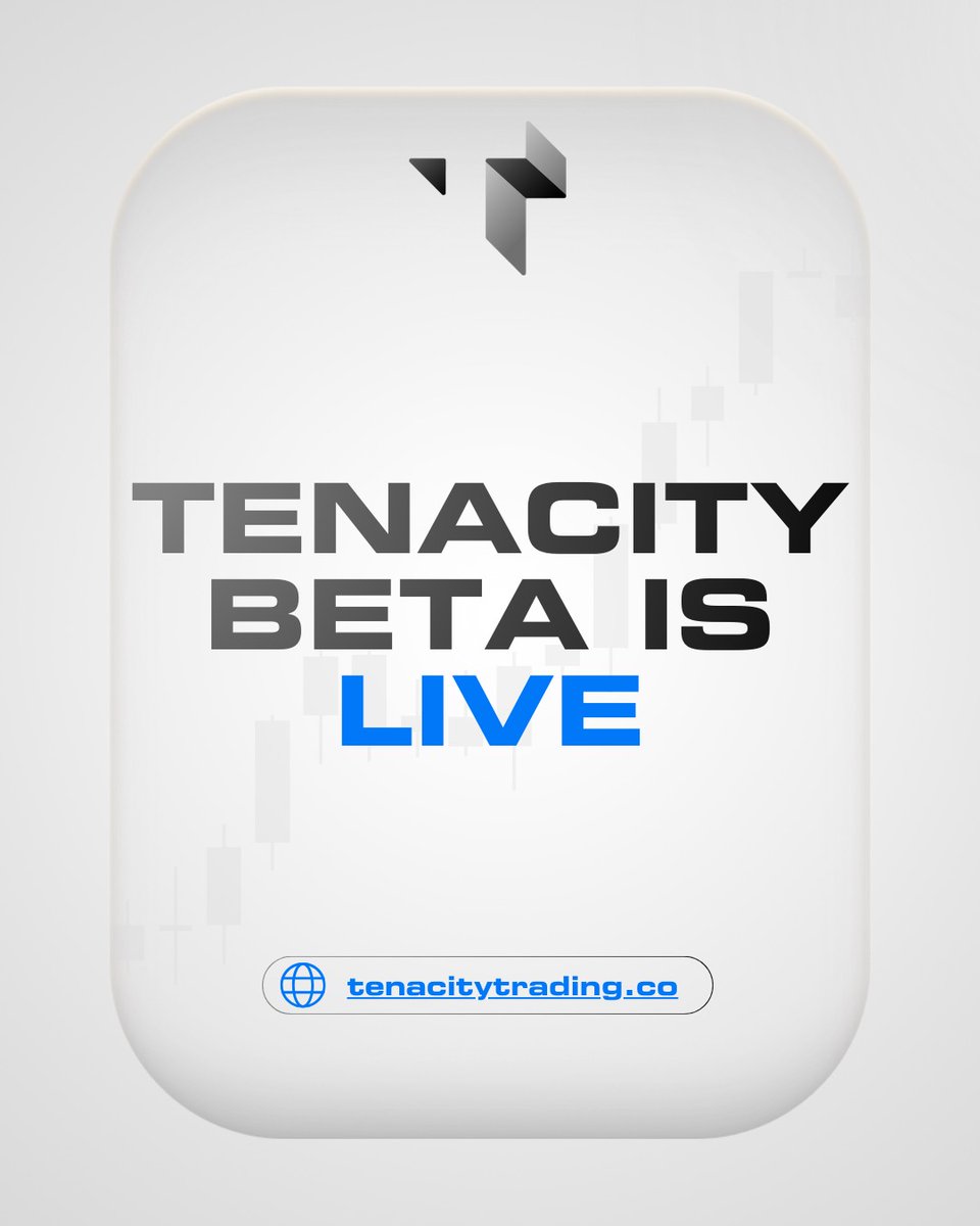 TenacityTr's tweet image. TENACITY TRADING BETA IS LIVE!

TENACITY ACCOUNTS ARE NOW AVAILABLE FOR PURCHASE!

HAPPY NEW YEAR!

#tenacitytrading #futurestrading #proptrading