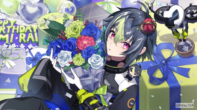 ほぼ折れかけてた筆をとって絵を描こうと思ったのはひばちさんがきっかけで、それからヒーローを知って応援広告や企画絵、サムネにも使っていただけてという嬉しすぎる一年でした。本当にありがとうございます。 #2025年自分が選ぶ今年の4枚