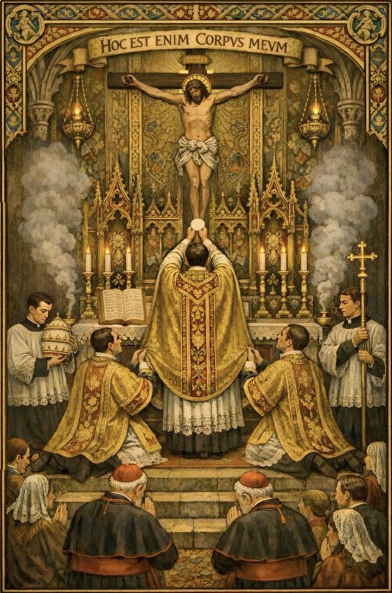thattradgal's tweet photo. Thank you, Jesus, for leaving us the Mass. https://t.co/MBdSn9gZr7