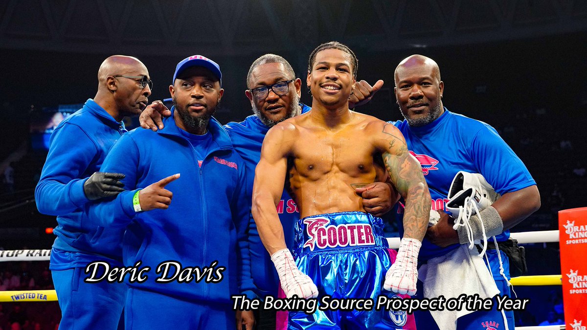 boxingsource2's tweet photo. The Boxing Source Prospect of the Year for 2025 is Deric "Scooter" Davis. Davis is 9-0 with 9 KOs, getting four victories this year. His latest win was against Kaylyn Alfred in November. #TheBoxingSource #sports #boxing #boxingnews #ProspectoftheYear https://t.co/eqOMeRpvwh