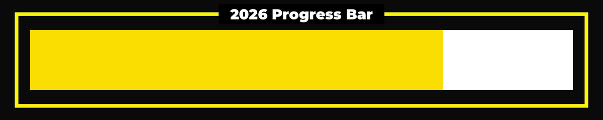 YearsProgress's tweet photo. 2026 is 76% complete. https://t.co/OEt42E0SXx