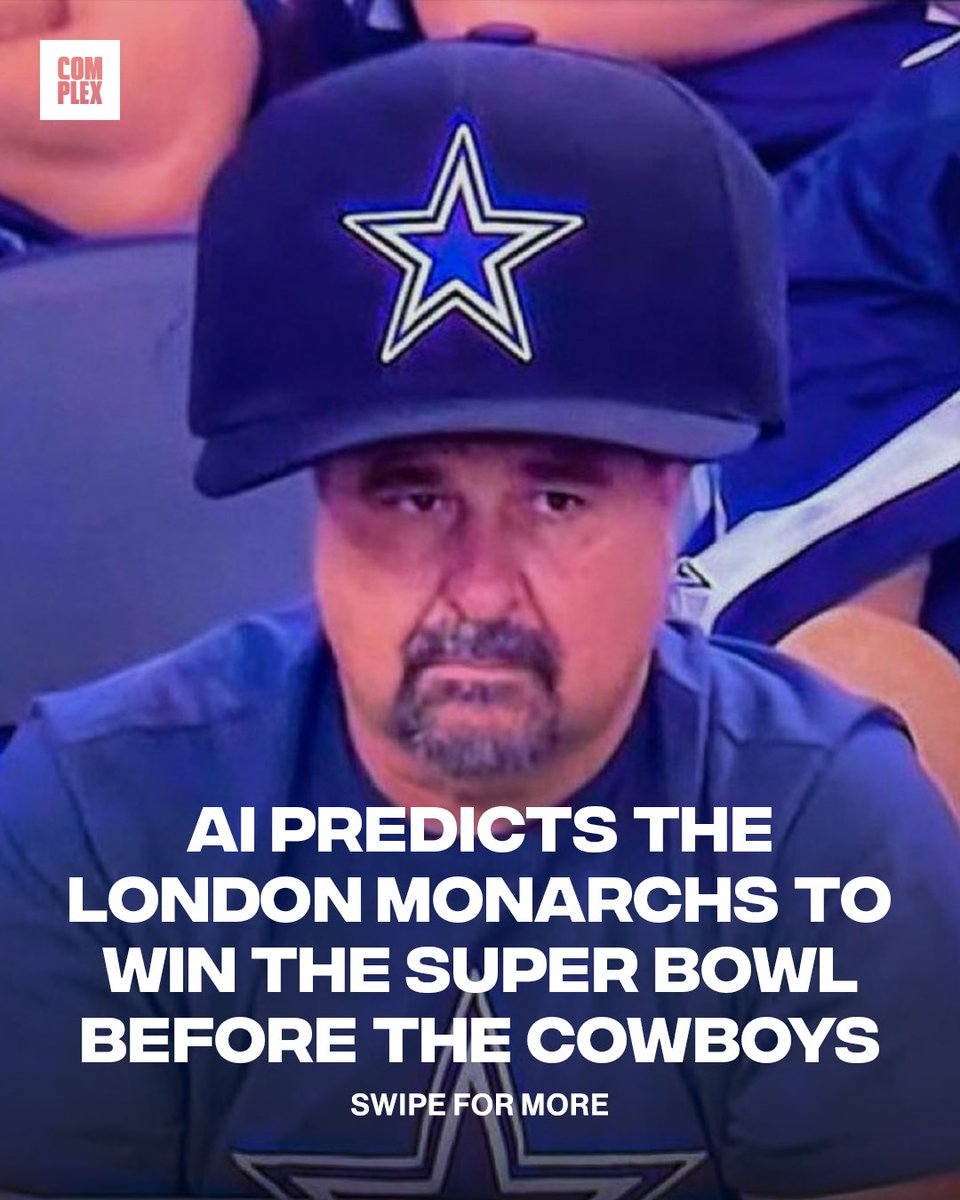 AI predicts the London Monarchs to win the Super Bowl before the Cowboys 😭, image size:960x1200