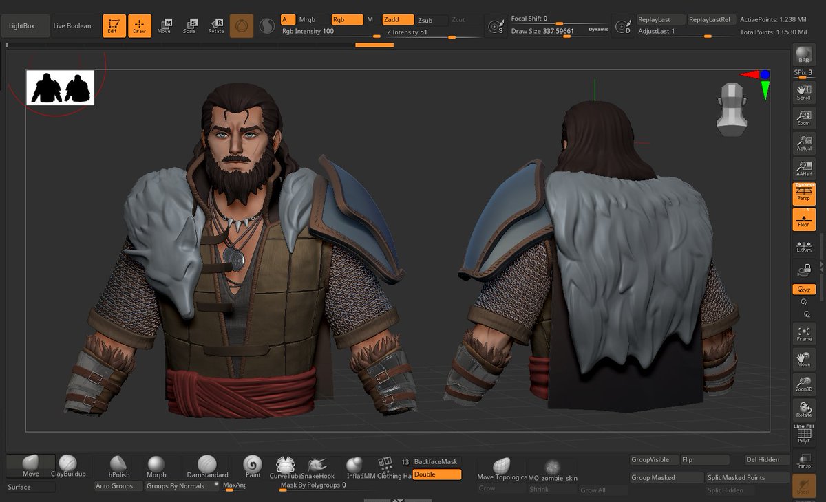 Splanyic's tweet photo. And yet, I didn’t manage to finish the final render before the end of the year 🐸
I need to travel for a couple of days to visit family, but once I’m back, I’ll finish the model
#3D #art #divinity2 #zbrush #wip https://t.co/5DMICF7hPx