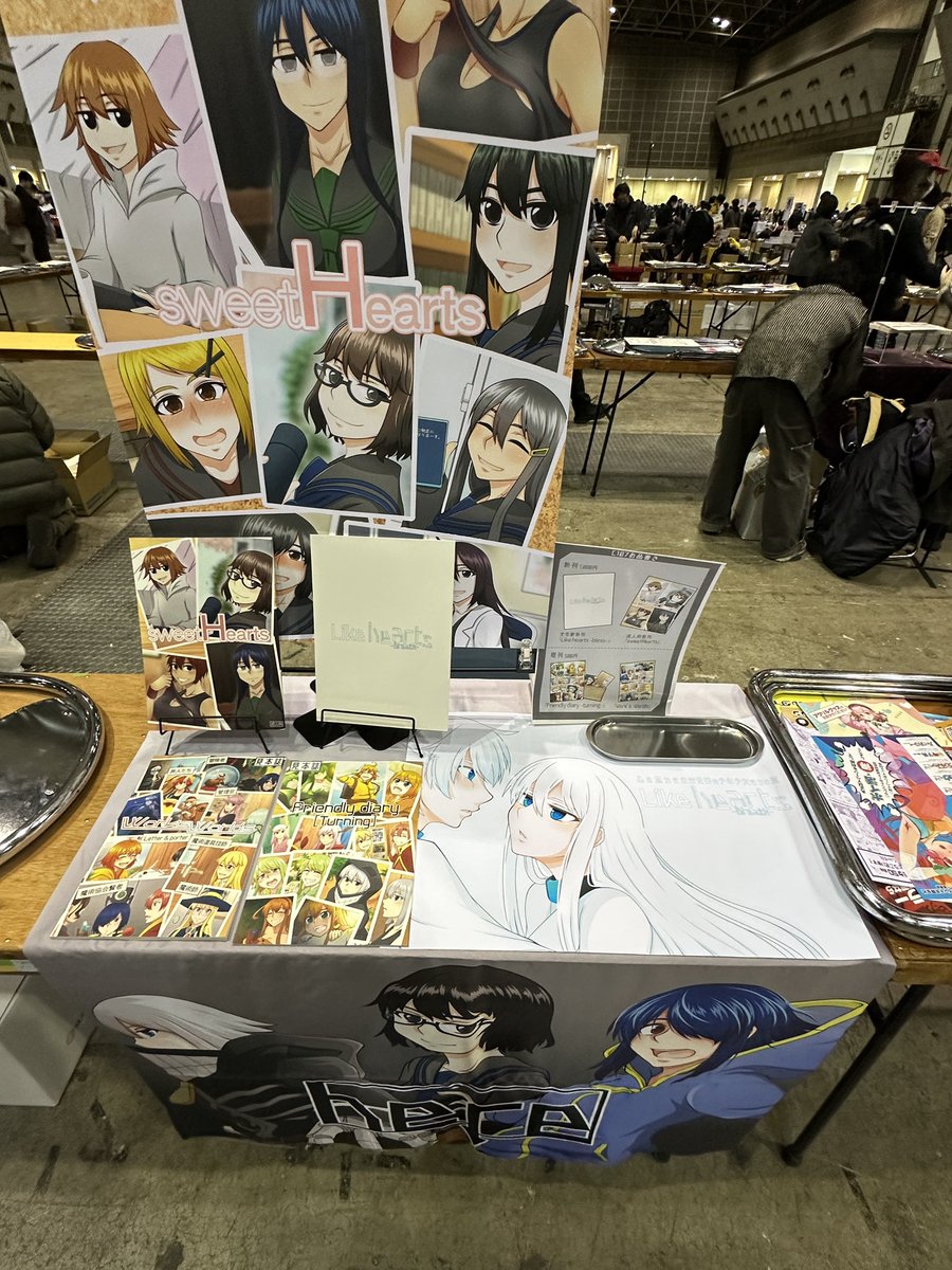 設営完了！！よろしくお願いします！