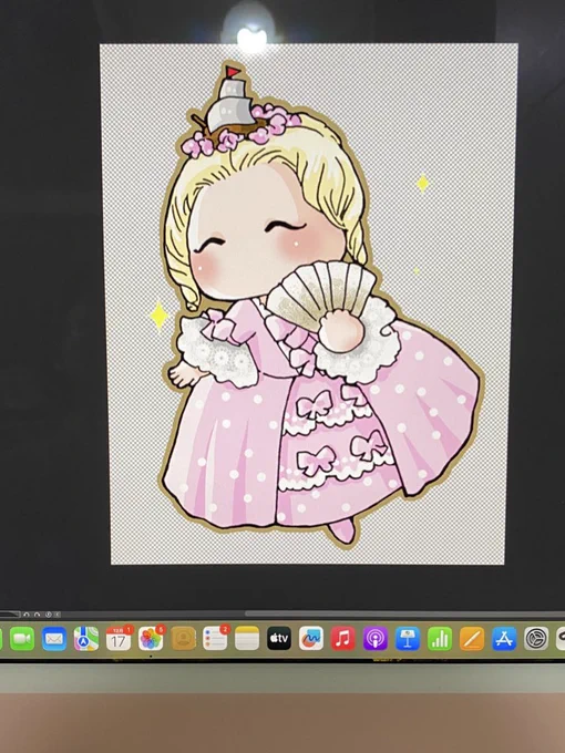 お早うございます本日コミケ こちらの新刊表紙に寄せた格好で売り子してます 西ホール「に」15ab「さちみん工房」です〜