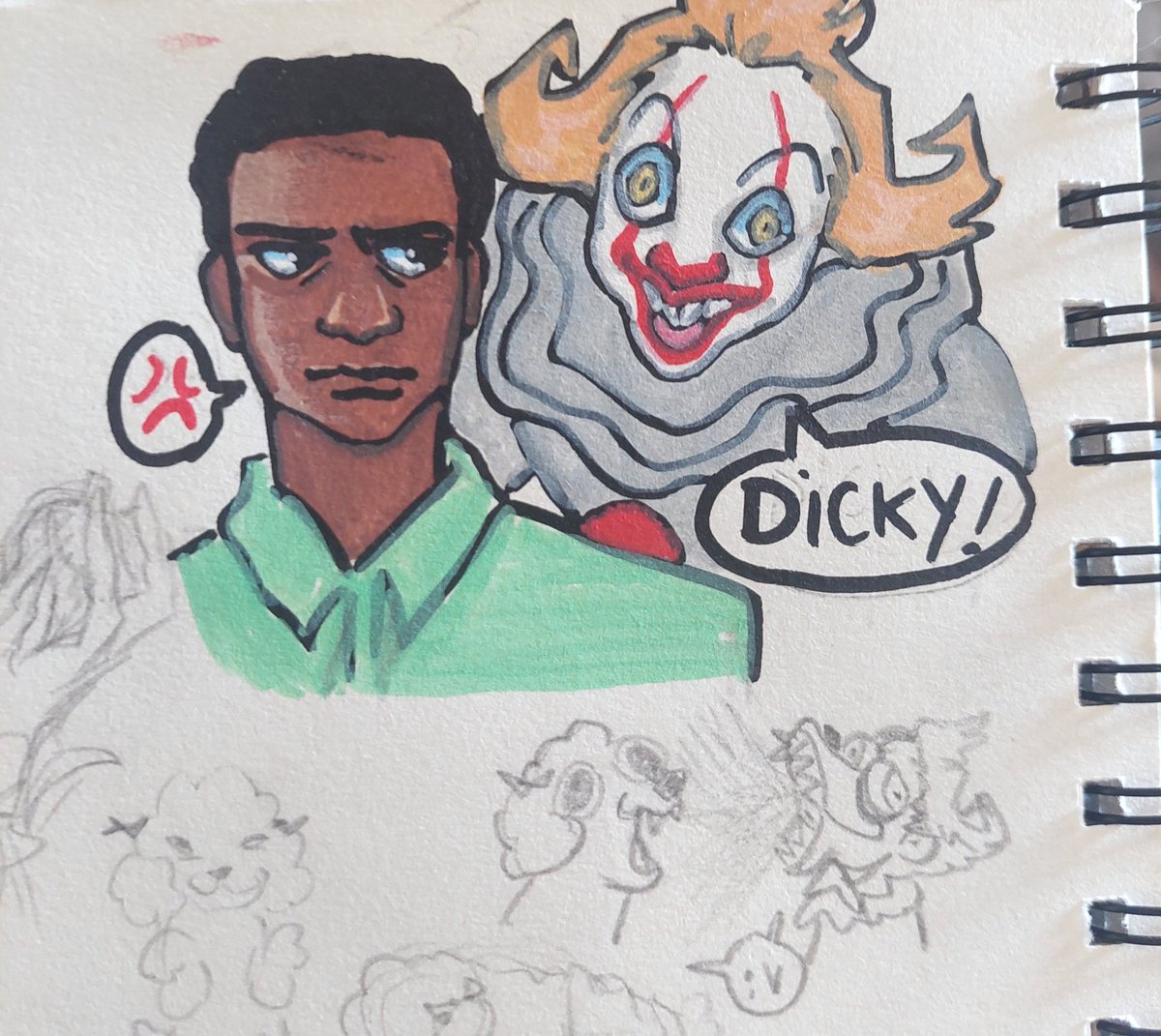 katapancito's tweet photo. Tengo nuevos lapices jeje

#ITWelcomeToDerry #pennywise #fanart #terrifier #hallowise https://t.co/g56Dk3JZfn