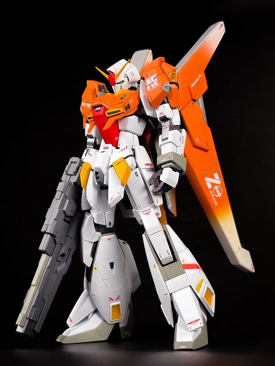 KK_GLAF's tweet image. 今年最後の完成品［X-ZGUNDAM］

変形をオミットした高機動型Ｚガンダムをイメージで制作。