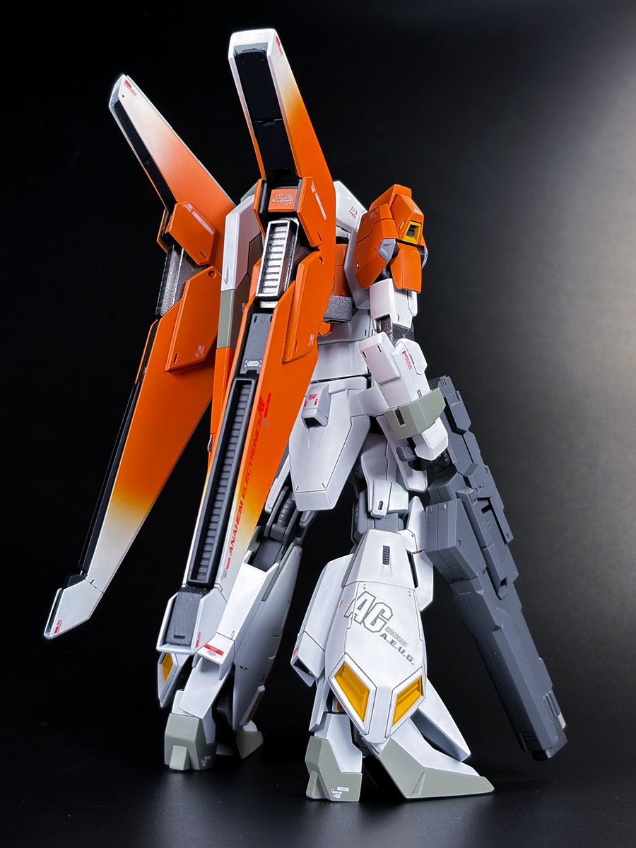KK_GLAF's tweet image. 今年最後の完成品［X-ZGUNDAM］

変形をオミットした高機動型Ｚガンダムをイメージで制作。
