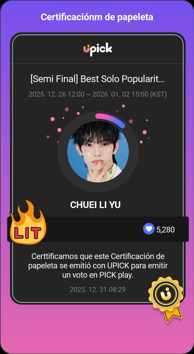 IlyCLiyu's tweet photo. Let's vote for Liyu on Upick!! https://t.co/phqUPPovgN