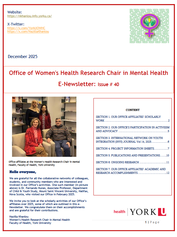 Women’s Mental Health Research Office tweet media