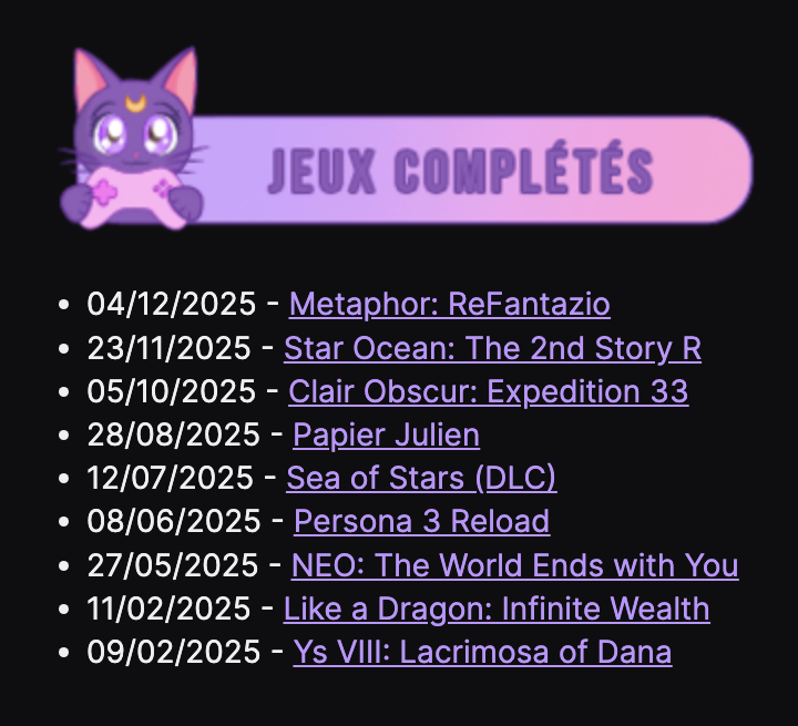 Lulune 🌙 RPG Specialist ⚜️ VtuberQC tweet media