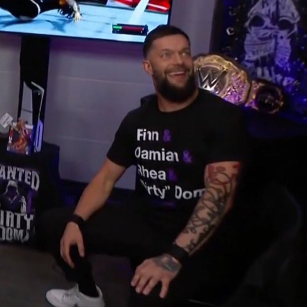 Me watching everyone praise Finn Balor for the promo he cut