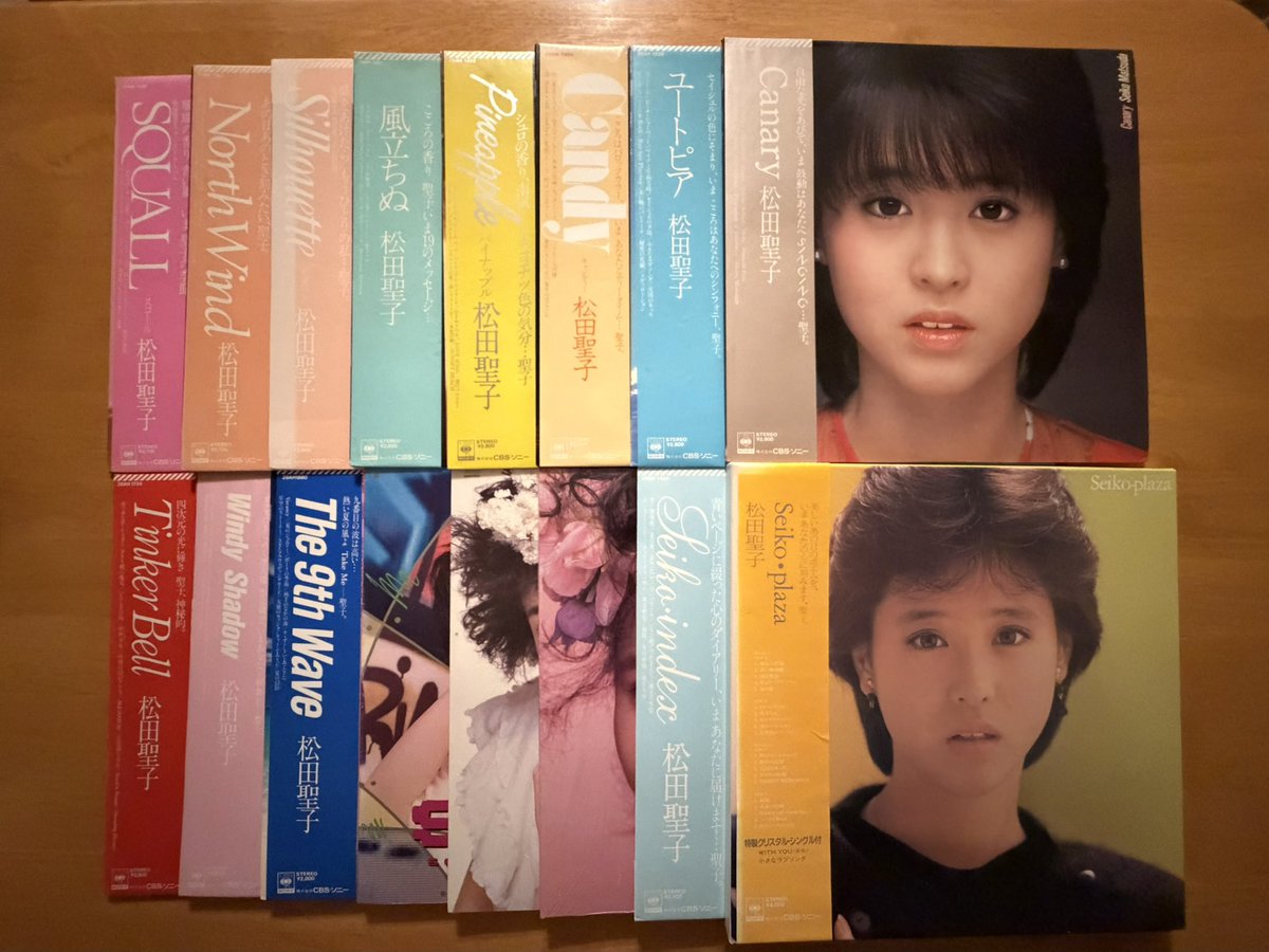 松田聖子 Seiko plaza LPレコード 特製クリスタルシングル 松田聖子