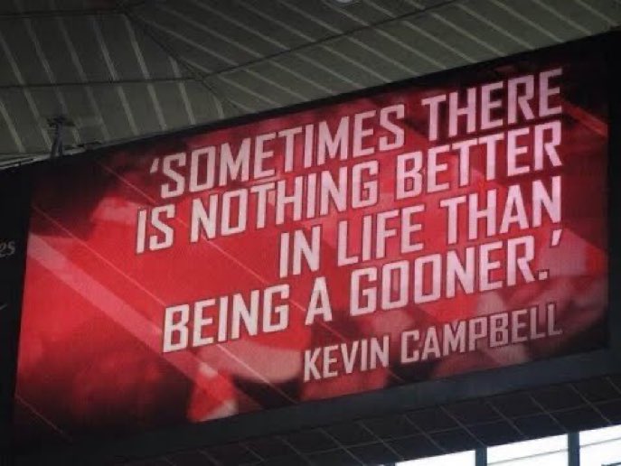 tv_gooner's tweet image. As Super Kevin Campbell once said 

"Sometimes there is nothing better in life than being a Gooner"

❤️❤️