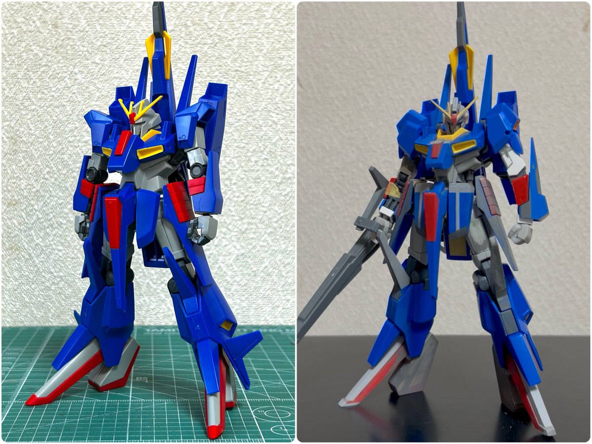 完成品 追加画像 改修詳細 今年いちばん作ってて楽しかった模型はこれ GFF原画（2枚目右側）を