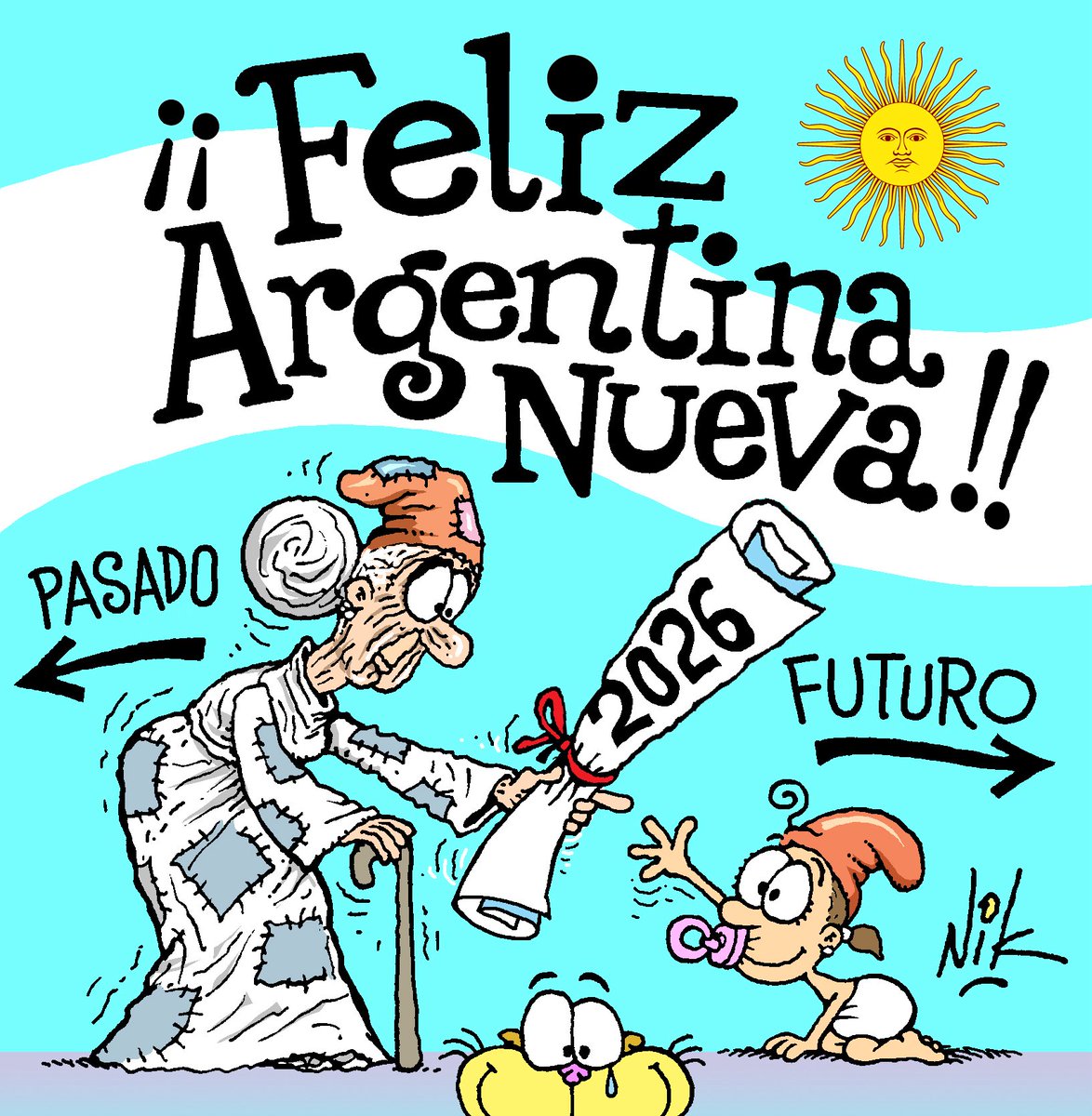 Feliz Argentina Nueva!!! Feliz 2026!! 🇦🇷🇦🇷🇦🇷🇦🇷🇦🇷🇦🇷🇦🇷🇦🇷🇦🇷🇦🇷🇦🇷🇦🇷🌞🌞🌞🌞🌞🌞🌞🌞🌞🌞#FelizAñoNuevo #Feliz2026 #BuenMiercoles <a href="/JMilei/">Javier Milei</a>