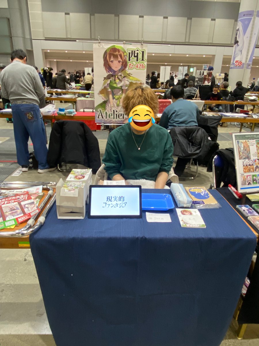 K4N4U_'s tweet photo. 西1ホール"む"ブロック＿42b
【Atelier417】

設営しました〜

売り子(弟) https://t.co/T4HXBHrUlS