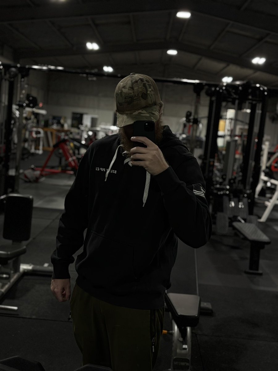 It was cold as hell in the gym this morning