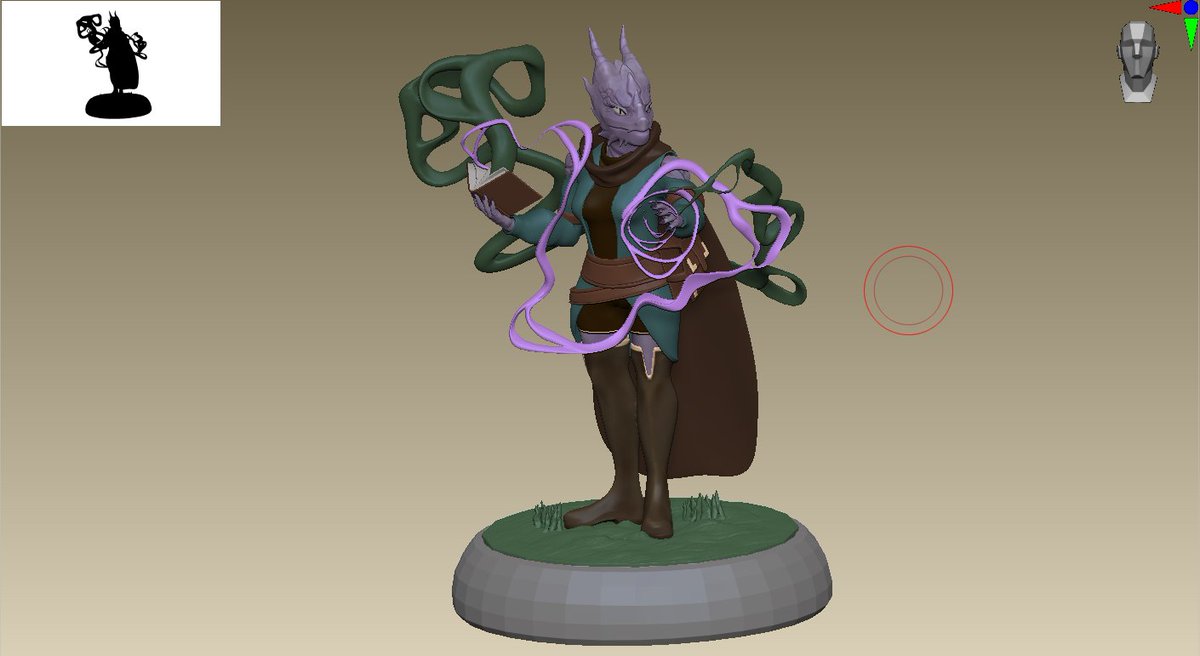 SIDEF_'s tweet photo. Ultimo modelado del año para ver si el que viene vamos por más y mejor #Zbrush #dnd5e https://t.co/KwF3j0E8Ub
