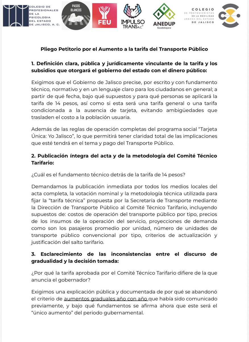 comuj_org's tweet photo. #NoAlTarifazo Nos pronunciamos en contra del alza al transporte público https://t.co/OxDMezR1LA