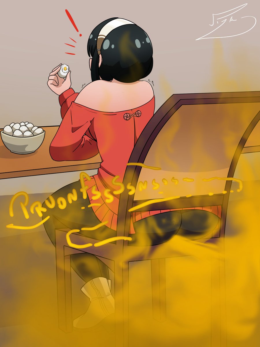 KemonoWizard's tweet image. Yor’s eggy fart

Hmmm, there are so many eggs that were cooked that need to be devoured… well, clearly it wasn’t Yor who prepared them
but the smell is amazing e.e

#Fart #Fartart #Fartfestish