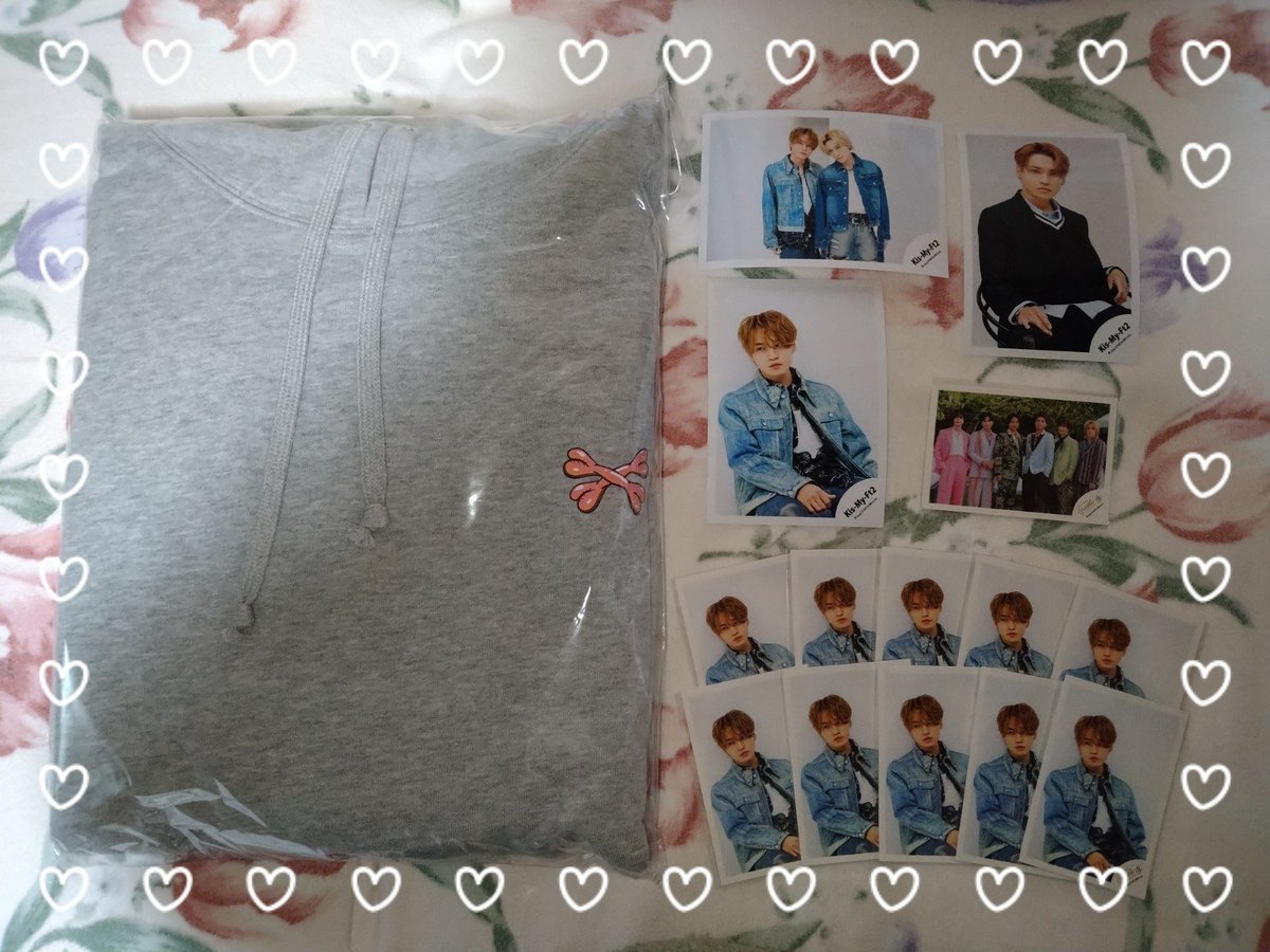 お友達のおかげで無事にくにおパーカー(キスマイサイズ)GETできました