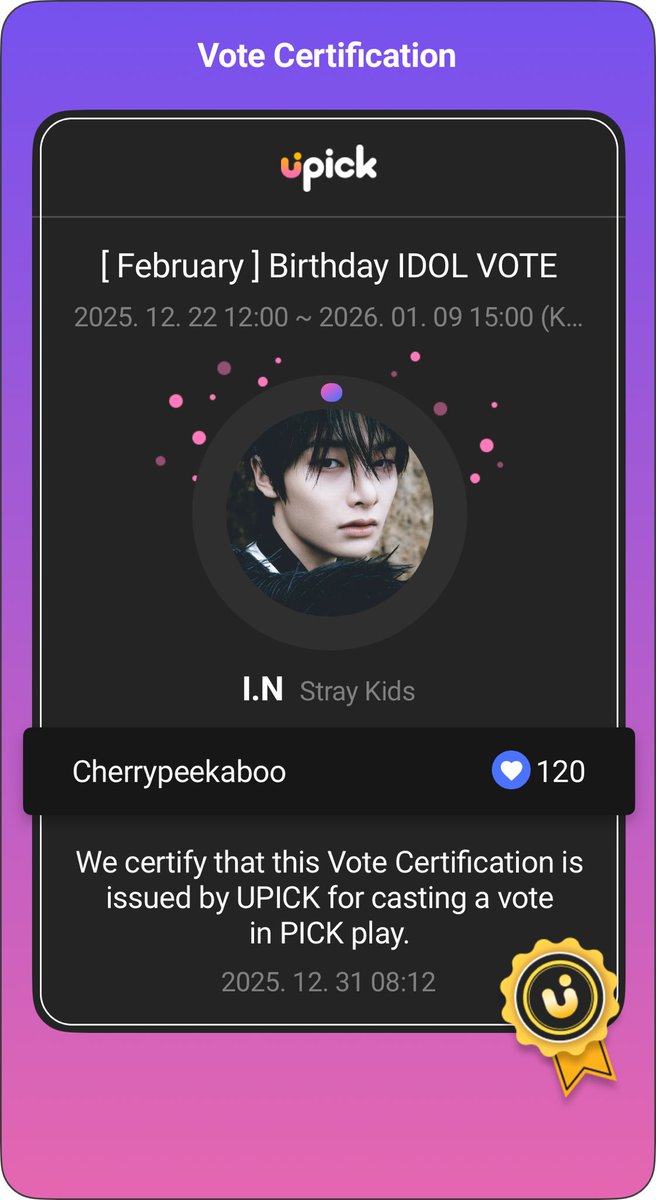cherry_cali13's tweet photo. #UPICKDAwardsvote #IN https://t.co/8anv9kaZ7f