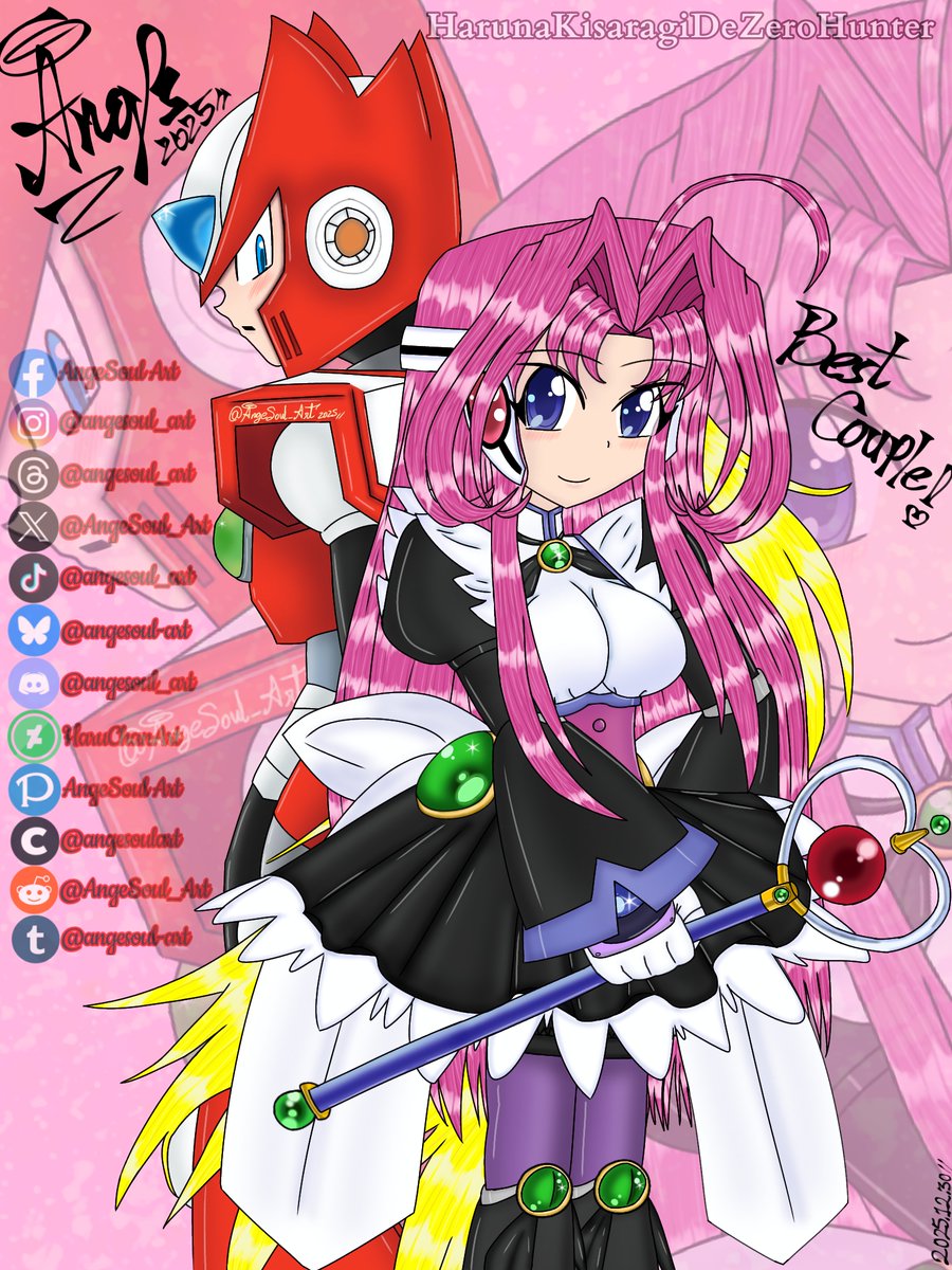 𝑯𝒂𝒓𝒖𝒏𝒂 𝑲𝒊𝒔𝒂𝒓𝒂𝒈𝒊 𝑫𝒆 𝒁𝒆𝒓𝒐 𝑯𝒖𝒏𝒕𝒆𝒓
(December, 2025)💌✍🏻

#harunakisaragidezerohunter #HarunaxZero #myart #megamanx #megamanfanart #rockmanx #rockmanfanart #correctoryuifanart #harunakisaragi #correctorharuna #fanart #dibujodigital #digitaldrawing #ArtistOnX