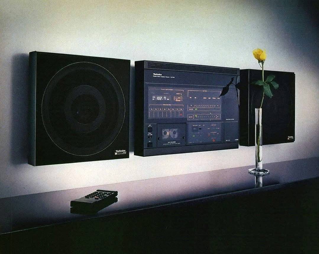 Technics Home Stereo system, 1984.