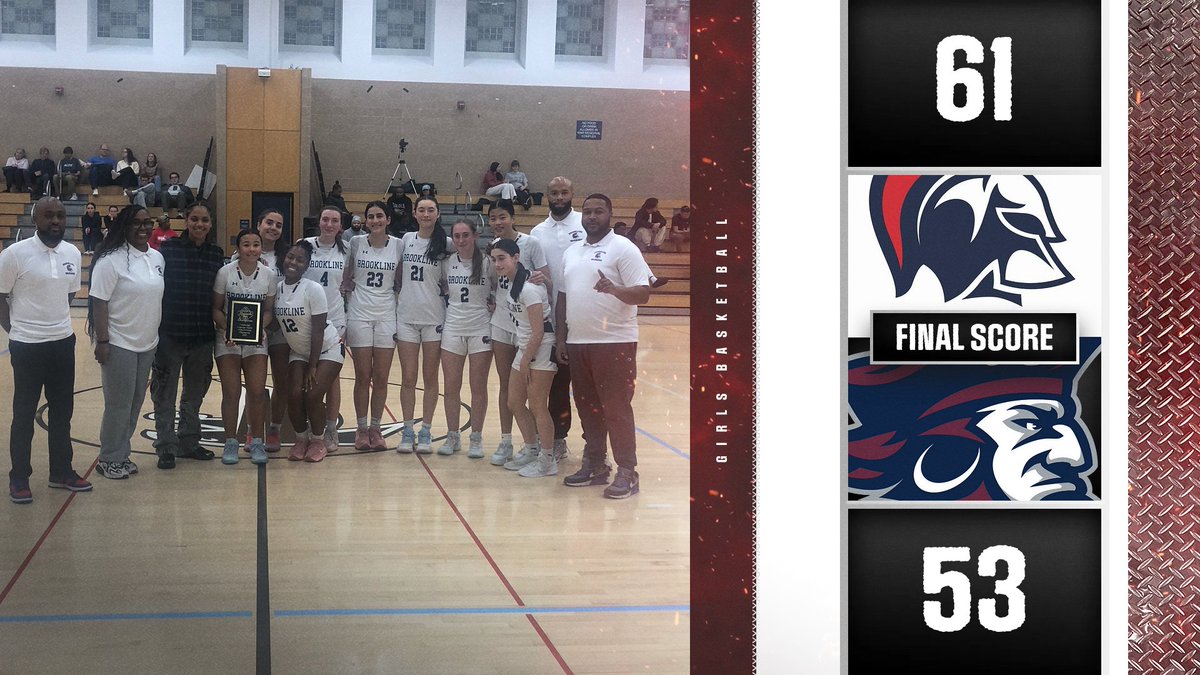 CRLSFalcons's tweet photo. Congratulations to the Girls Division winners of the Cambridge Legends Classic, Brookline High School. Congratulations to All-Tournament recipient Sophia McClendon (Belmont) &amp; Tournament MVP Nefile Aga-Kitch. @bhsmarauders @bhs_warriors @GlobeSchools @BConn63 https://t.co/SBGUQTVd8Q